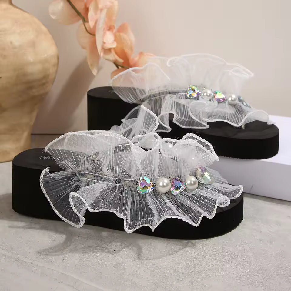 GlamRush Ruffle Platforms