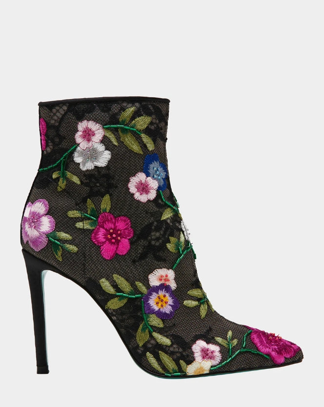 Anita Black Multi Floral
