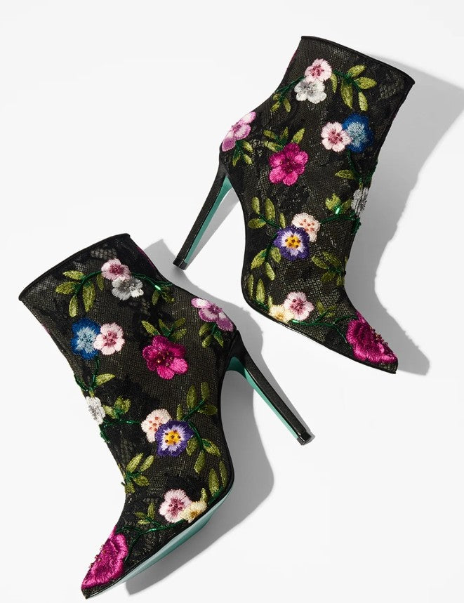 Anita Black Multi Floral