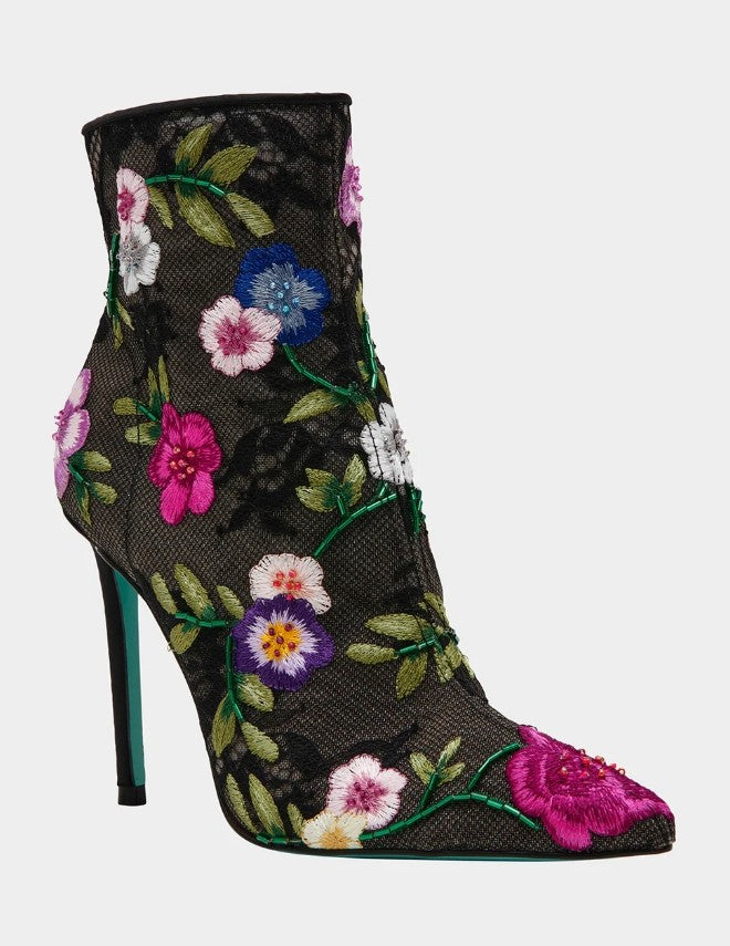 Anita Black Multi Floral