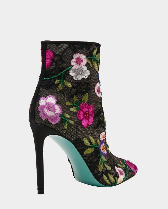 Anita Black Multi Floral