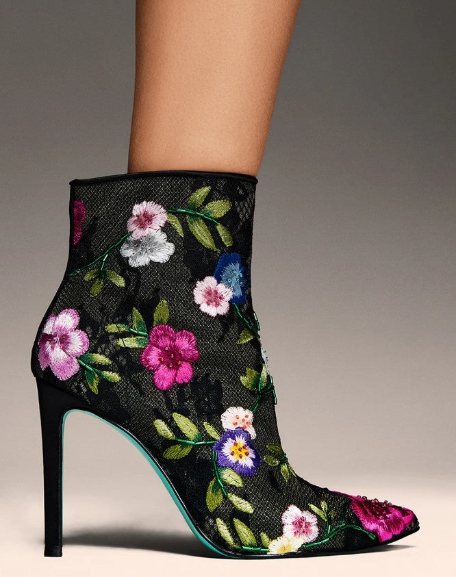 Anita Black Multi Floral