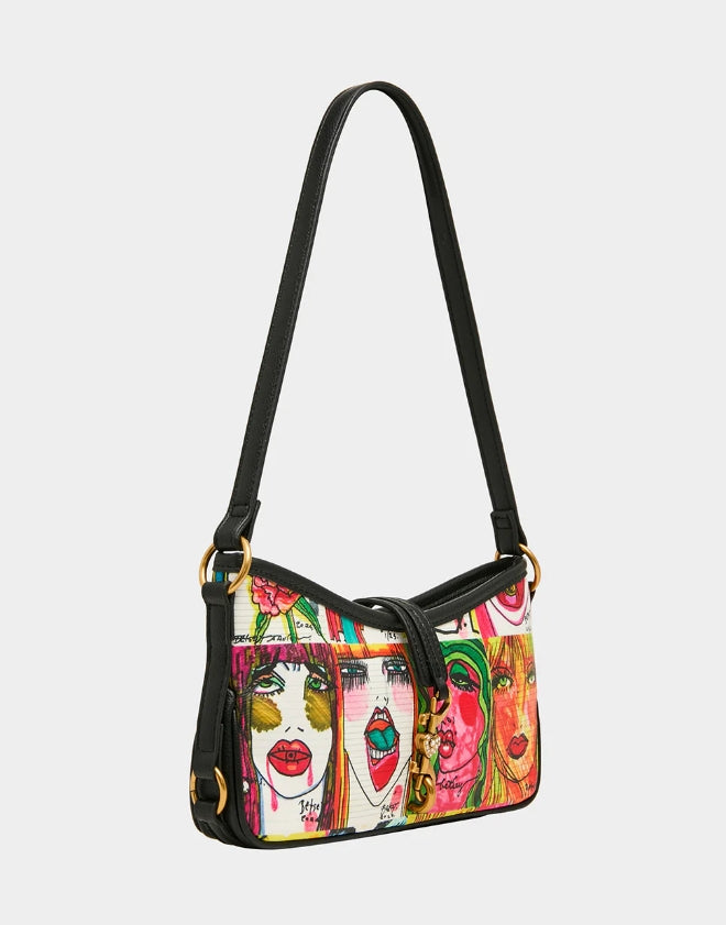 Faces Shoulder Bag Multi