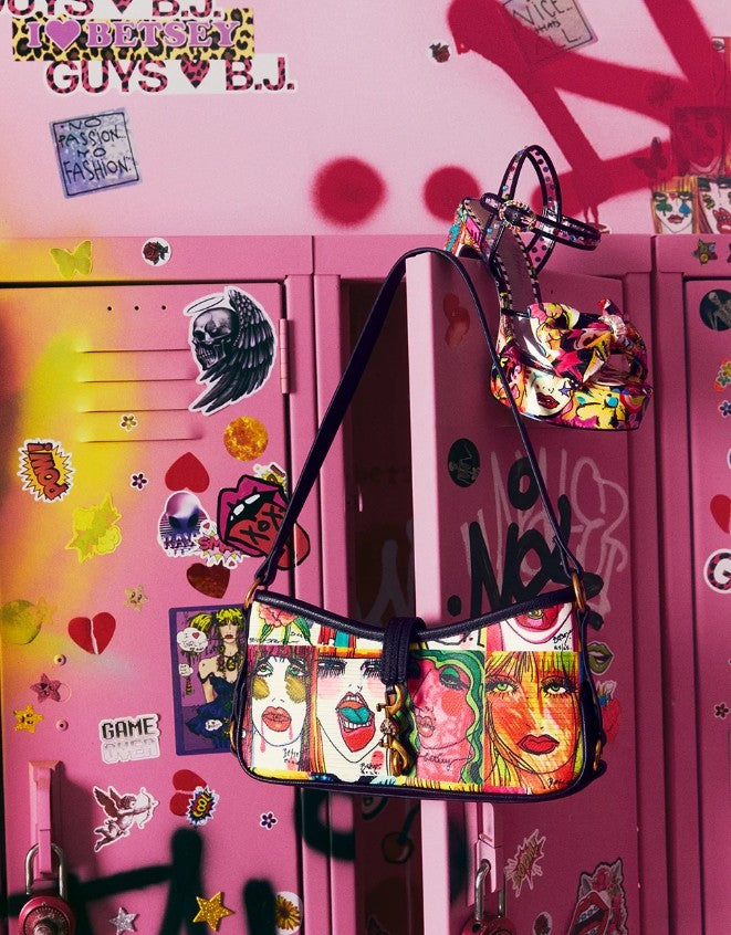 Faces Shoulder Bag Multi